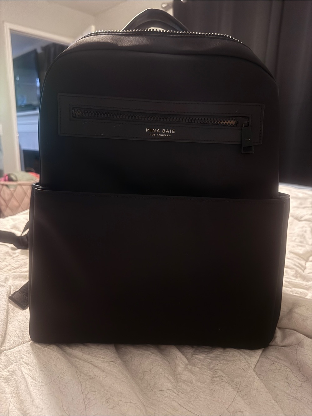 Mina Baie Black Women's Backpack – Sleek Everyday Carry